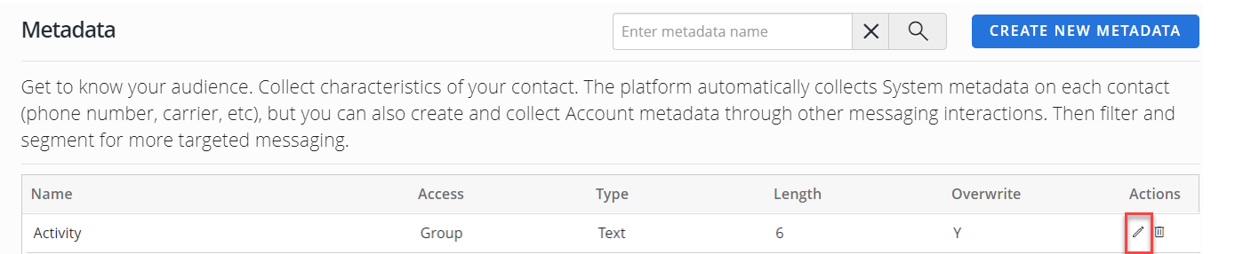edit metadata